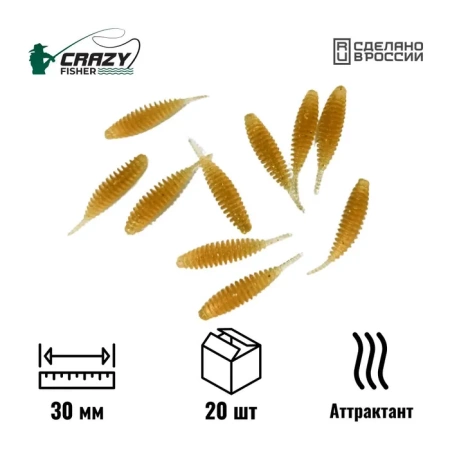 Силиконовая приманка Дразнящий 1.1" 30 мм C3 с аттрактантом